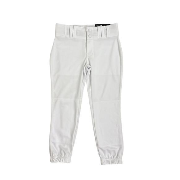 Champro White Cropped Softball Pants Size Youth Girl's Medium (10/12) NWT - Picture 1 of 3